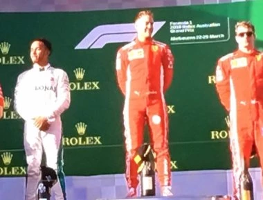 O Sebastian Vettel νικητής στο 1ο Γκραν Πρι της χρονιάς στην Αυστραλία (φωτό)